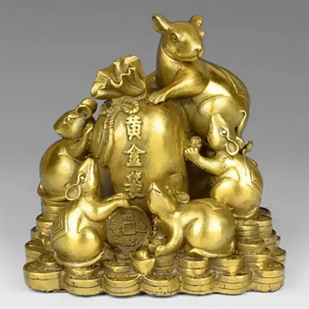 Brass gold kangaroo home and office decorations
