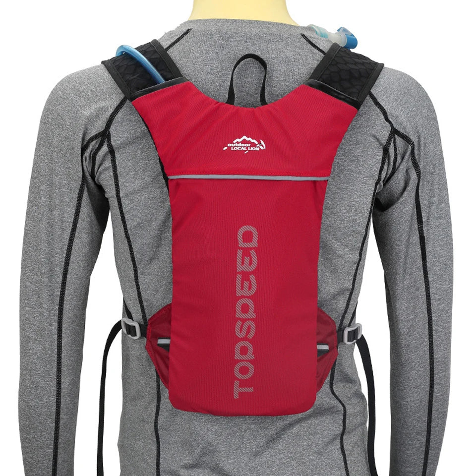 Breathable Running Backpack Trail Bicycle Cycling Backpacks Rucksack Hydration Sport Bag Light Waterproof Riding Bike Back Pack