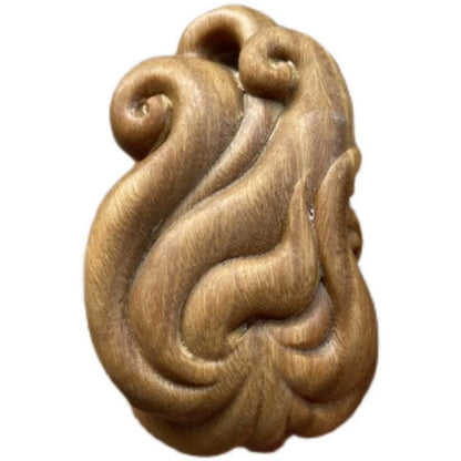 Bring Good Luck and Fortune- Nine-tailed Fox Verawood Ageing High Oil High-density Sculpture Modern Art Car Hanging Ornaments