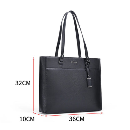 British Shoulder Bags for Women Female Tote Bag Fashion PU Girl's Bag Business Large Capacity Handbag
