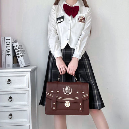 British Style Girls Students Backpacks Handbags Lolita JK Shoulders Bag Messenger Bags Briefcase Bookbags
