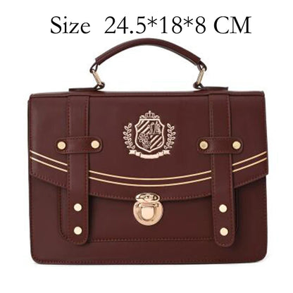 British Style Girls Students Backpacks Handbags Lolita JK Shoulders Bag Messenger Bags Briefcase Bookbags
