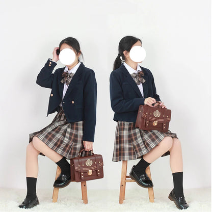 British Style Girls Students Backpacks Handbags Lolita JK Shoulders Bag Messenger Bags Briefcase Bookbags