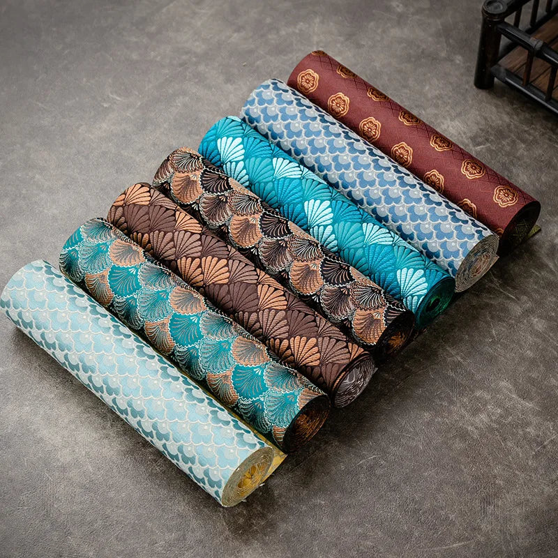 Brocade Tea Mat Zen Waterproof Tea Mat Linen Tea Mat Table Runner Fabric Craft Chinese Brocade Tea Table Tablecloth Cotton Linen