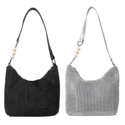 Bucket Bag Zipper Shoulder Purse Mini Tote Small Handbag Purse Evening Clutch Wedding Purse for Prom Party
