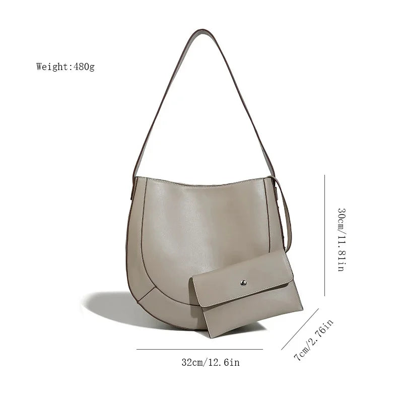 Bucket Large Capacity Sherry Women's 2024 Popular Versatile Shoulder High-end Niche Crossbody Bag