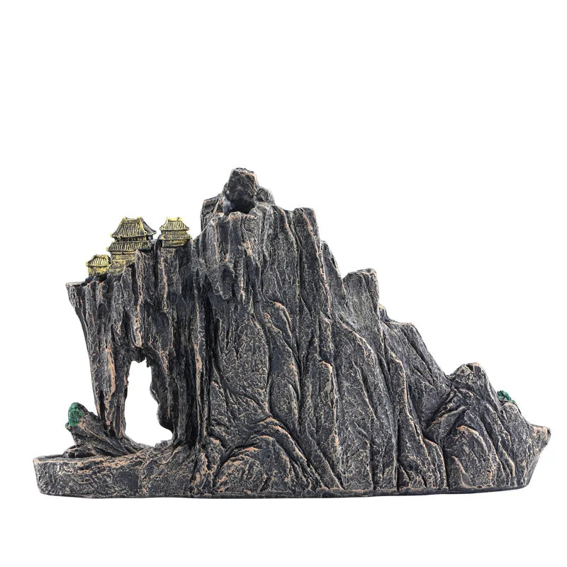 Buddha Holy Place Peaceful World Incense Cone Holder Backflow Incense Burner Decor Tearoom
