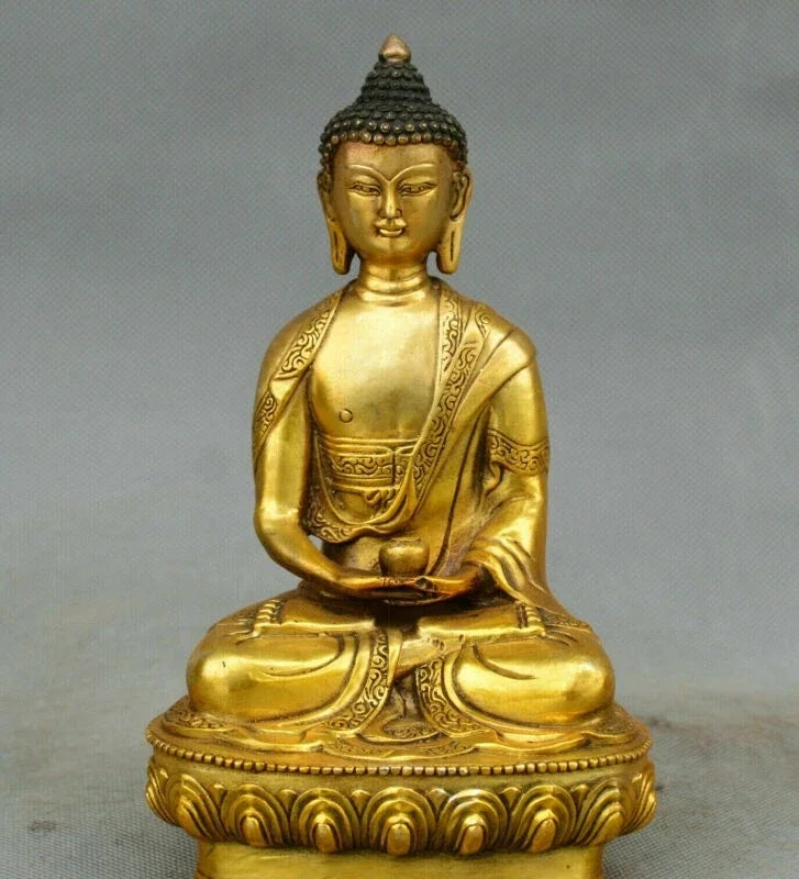 Buddha Perunggu Tua Amitabha Sakyamuni Buddha Tathagata Buddha Padmapani Patung