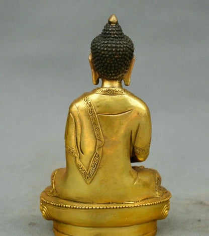 Buddha Perunggu Tua Amitabha Sakyamuni Buddha Tathagata Buddha Padmapani Patung