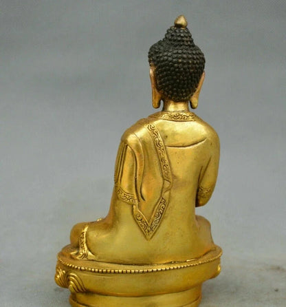 Buddha Perunggu Tua Amitabha Sakyamuni Buddha Tathagata Buddha Padmapani Patung
