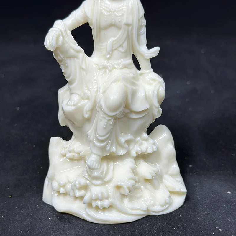 Buddha Statues of Guanyin Bodhisattva Characters Small Figurine  Resin Art Sculpture Home Room Office Feng Shui Ornaments