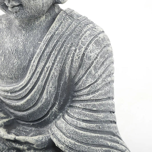 Buddha statue with smiling face, resin statue, handicraft decoration, Chinese style