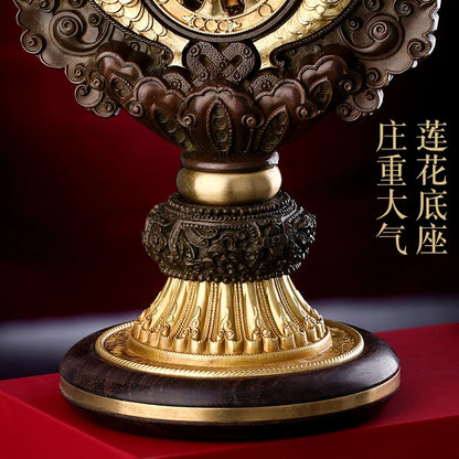 Buddhism High-grade brass worship Buddhist implement HOME family effective protection Nepal Eight Auspicious Symbol of Buddhism