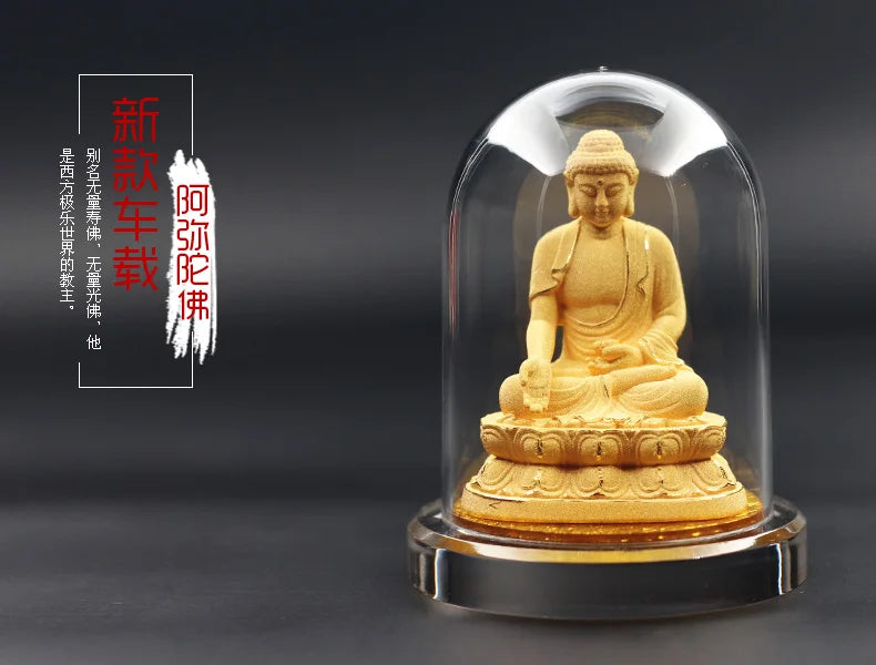 Buddhism Thailand Southeast Asia HOME CAR Patron saint Automobile ornaments golden Shakyamuni Tathagata Buddha statue
