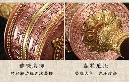 Buddhist article # Greco-Buddhist Tibet Nepal India Temple Buddhism recite chant scriptures prayer Rotating wheel ZHUAN JINGLUN