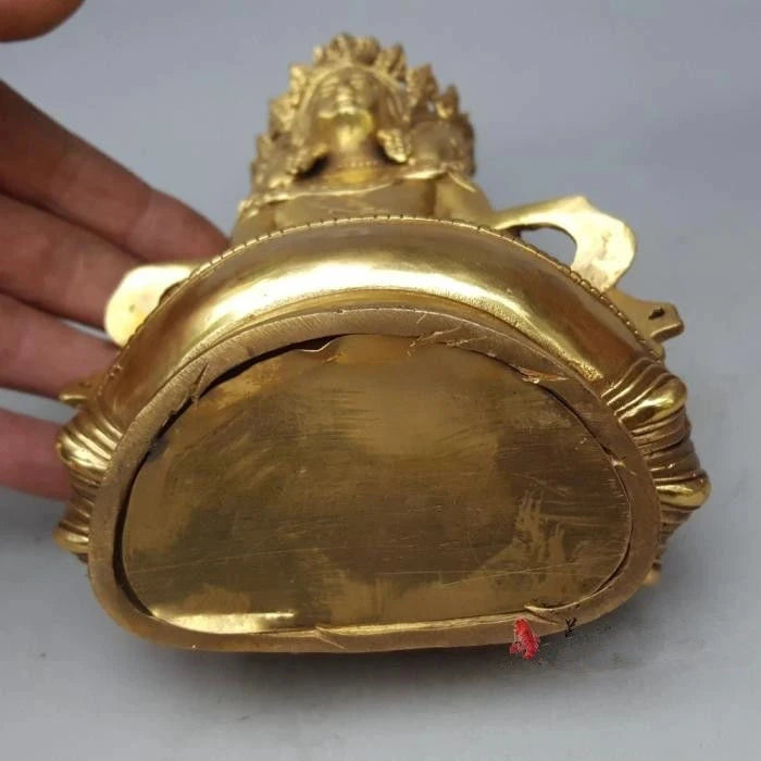 Buddhist brass VAIROCANA, Herr der Mitte buddha statue