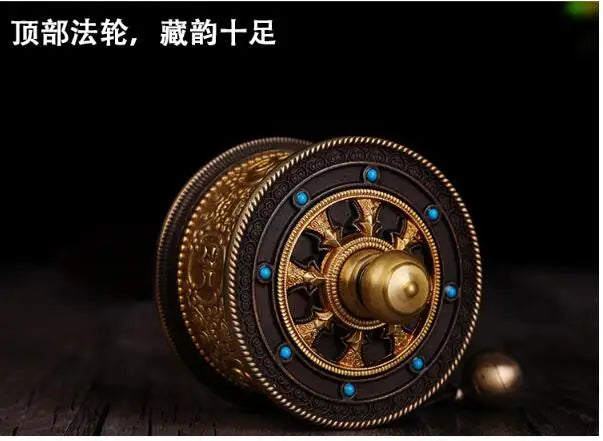 Buddhist scriptures Greco-Buddhist Tibet Nepal India Temple Buddhism recite chant scriptures prayer Rotating wheel ZUAN JING LUN