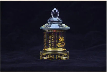 Buddhist supplies Buddhism crystal Sarita stupa Pagoda HOME shrine talisman buddha dagoba tower + 24p buddha gods Mini Scripture