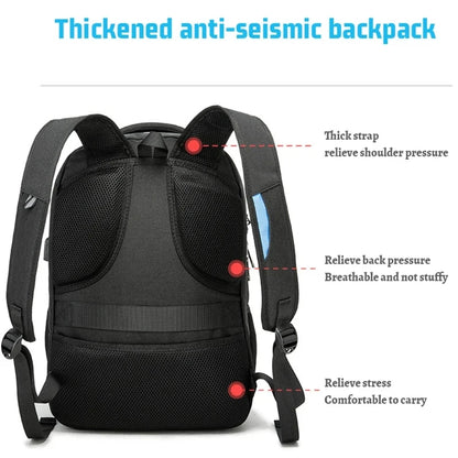 Business Backpack For Men 15.6 inch USB Charge Travel Notebook Laptop Backpacks Fashion School Backpack For Male
