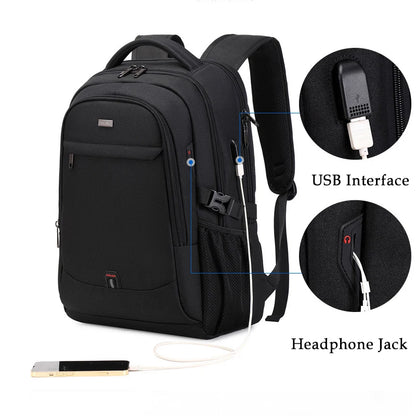 Business Backpack for Men Casual Multifunctional 2024 Fashion Water Resistant Travel Office Laptop Backpacks School Bags Teenage