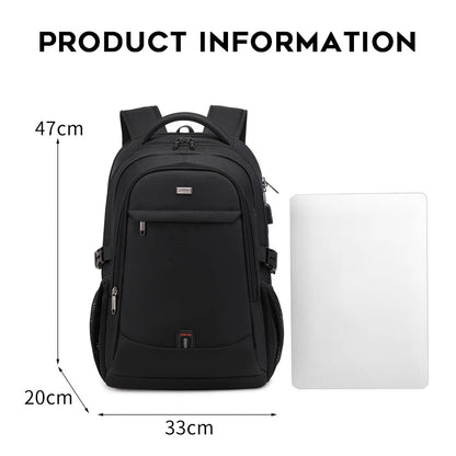 Business Backpack for Men Casual Multifunctional 2024 Fashion Water Resistant Travel Office Laptop Backpacks School Bags Teenage