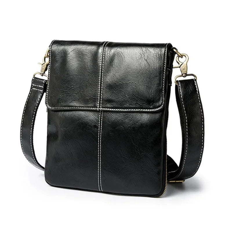 Business Casual Shoulder For Men Luxury PU Leather Crossbody Male Small Sling Bag Fashion Ipad Handbags