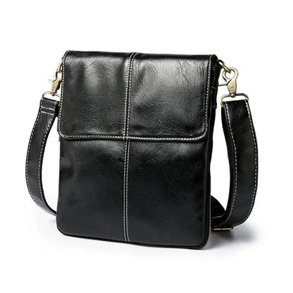 Business Casual Shoulder For Men Luxury PU Leather Crossbody Male Small Sling Bag Fashion Ipad Handbags