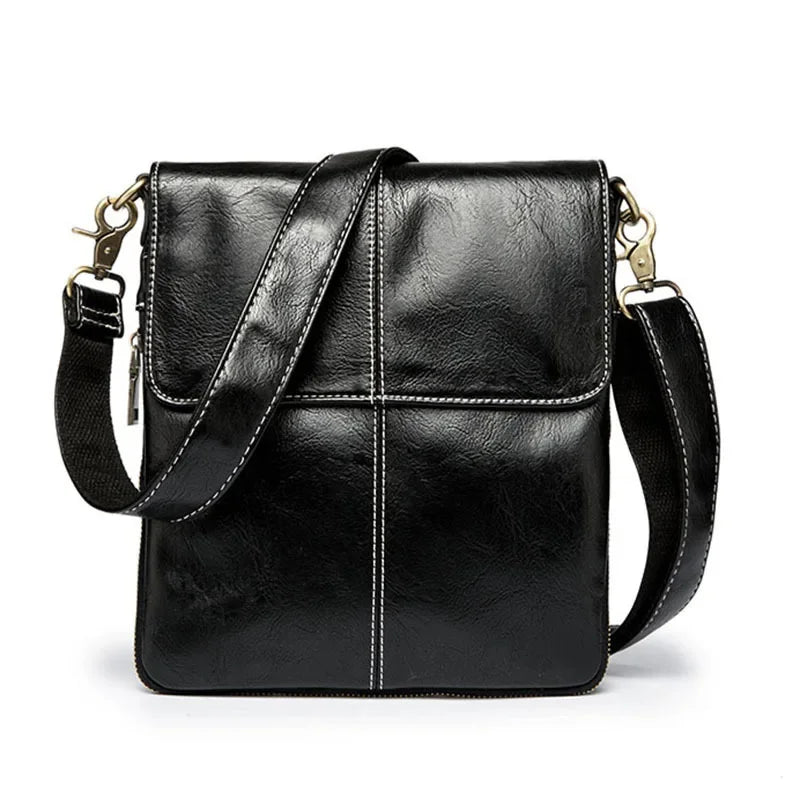 Business Casual Shoulder For Men Luxury PU Leather Crossbody Male Small Sling Bag Fashion Ipad Handbags