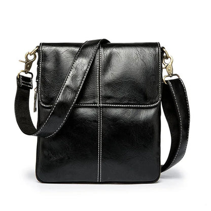 Business Casual Shoulder For Men Luxury PU Leather Crossbody Male Small Sling Bag Fashion Ipad Handbags