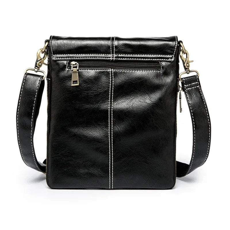 Business Casual Shoulder For Men Luxury PU Leather Crossbody Male Small Sling Bag Fashion Ipad Handbags