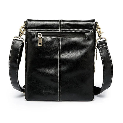 Business Casual Shoulder For Men Luxury PU Leather Crossbody Male Small Sling Bag Fashion Ipad Handbags