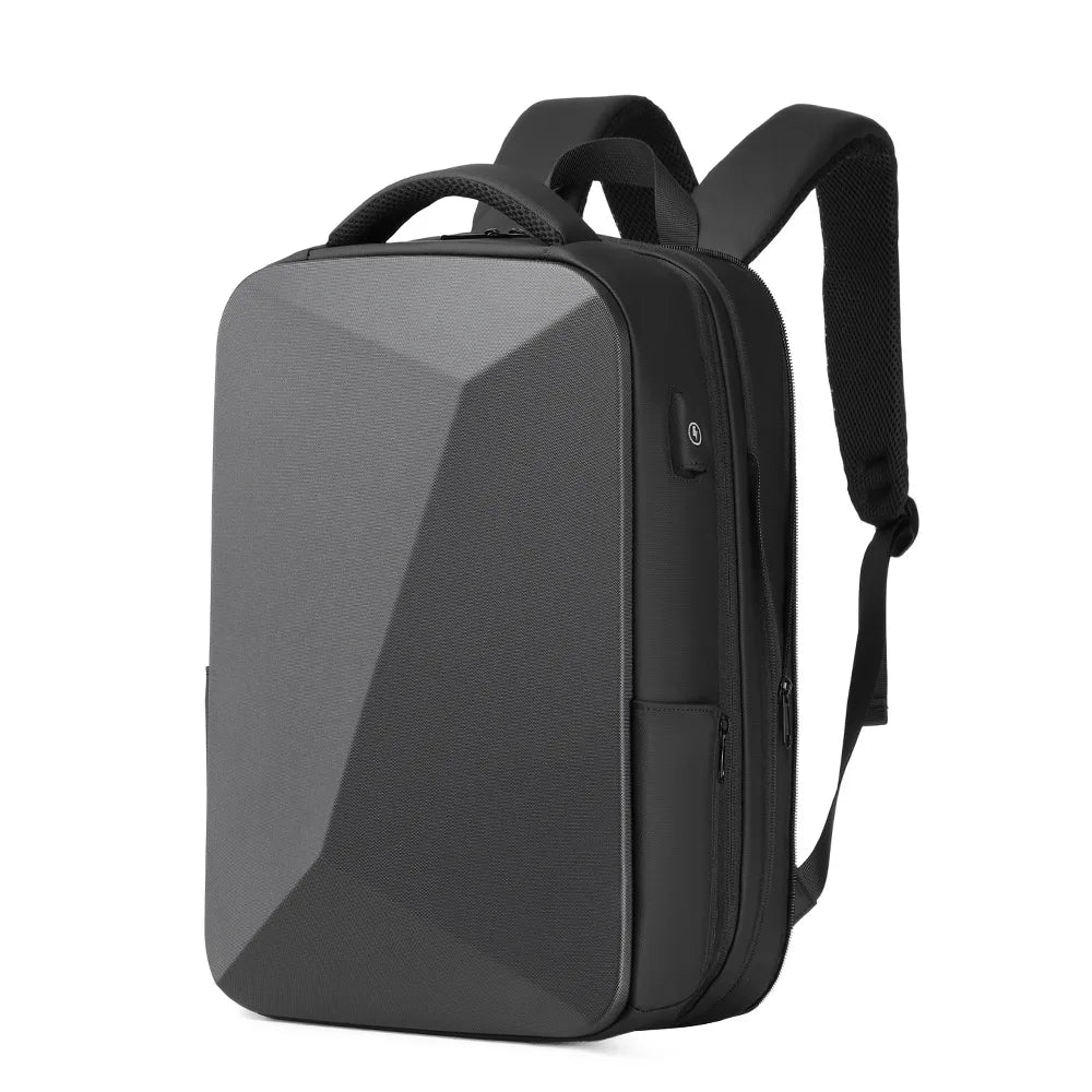 Business Expandable Backpack For Men Laptop TSA Keyless Anti-theft Waterproof School Backpacks Hard Shell USB Travel Bag New
