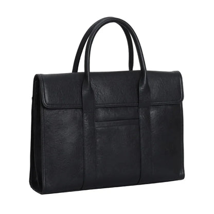 Business Genuine Leather Men Briefcases High Quality Cowhide Handbag Large Capacity Shoulder Messenger 15.6 "Inch Laptop Bag