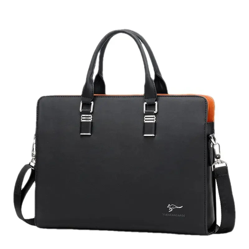 Business Horizontal Men Briefcases High Capacity Laptop Handbag Office Male Shoulder Messenger Luxury Tote Bag