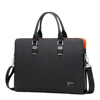 Business Horizontal Men Briefcases High Capacity Laptop Handbag Office Male Shoulder Messenger Luxury Tote Bag