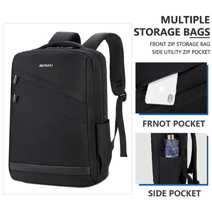 Business Laptop Backpacks 14 15.6 Inch Fashion Men Travel bag Backpack Multifunction Nylon School bags for Teenagers sac mochila