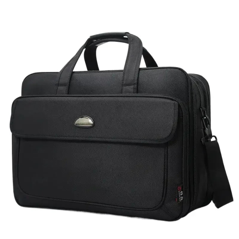 Business Large Capacity Men's Briefcase Fashion Oxford Handbag 17 "Inch Laptop High Quality Male Shoulder Messenger Bag