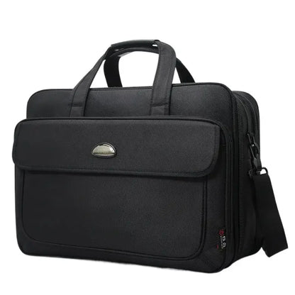 Business Large Capacity Men's Briefcase Fashion Oxford Handbag 17 "Inch Laptop High Quality Male Shoulder Messenger Bag