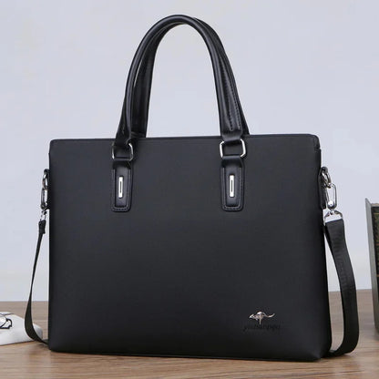 Business Men's Executive Briefcase Waterproof Laptop Handbag Office Shoulder Crossbody Conference File Tote Bag