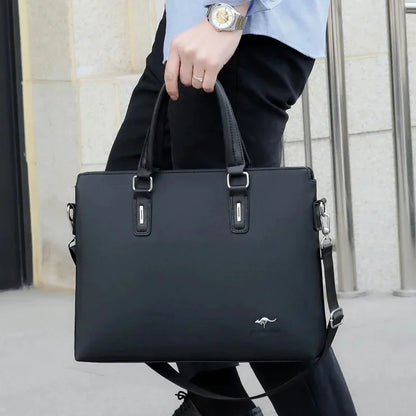 Business Men's Executive Briefcase Waterproof Laptop Handbag Office Shoulder Crossbody Conference File Tote Bag