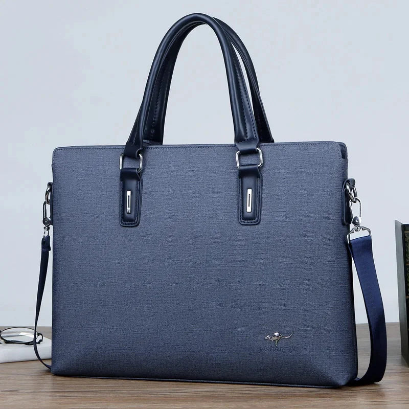 Business Men's Executive Briefcase Waterproof Laptop Handbag Office Shoulder Crossbody Conference File Tote Bag