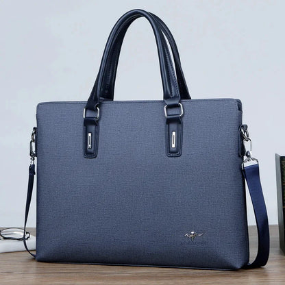 Business Men's Executive Briefcase Waterproof Laptop Handbag Office Shoulder Crossbody Conference File Tote Bag