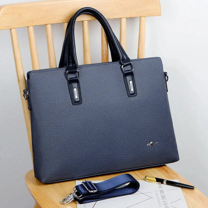 Business Men's Executive Briefcase Waterproof Laptop Handbag Office Shoulder Crossbody Conference File Tote Bag