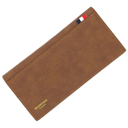 Business PU Leather Long Wallet Large Capacity Men Money Bags Slim Male Multi Function Purse Credit Card Holder Cards