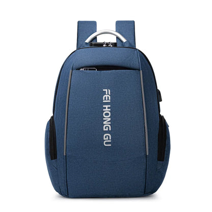 Business Travel Laptop Anti Theft Slim Laptop Bag with USB Charging Port,Tech Computer Bag Fits 15.6 Inch Laptop and Notebook