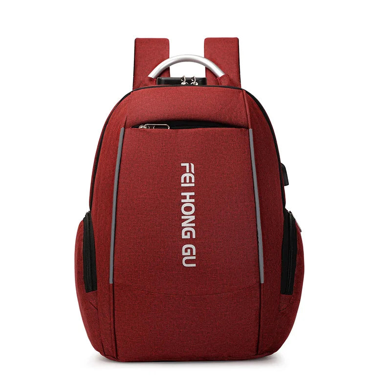 Business Travel Laptop Anti Theft Slim Laptop Bag with USB Charging Port,Tech Computer Bag Fits 15.6 Inch Laptop and Notebook