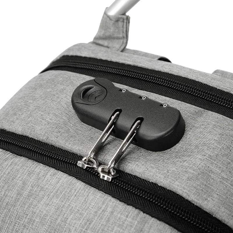 Business Travel Laptop Anti Theft Slim Laptop Bag with USB Charging Port,Tech Computer Bag Fits 15.6 Inch Laptop and Notebook