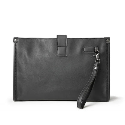 Business leather men's shoulder messenger fashion trend crossbody high quality man handbag
