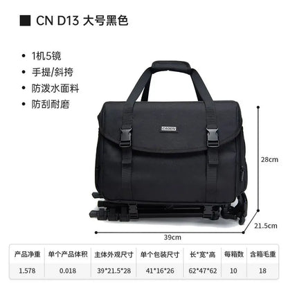 CADeN DSLR Camera Bags Professional Camera Sling Shoulder Bags for Nikon Canon Sony Lens Handbags for Outdoor Photography Travel