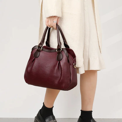 CFUN YA 2023 Fall Winter Women Handbags PU Leather Female Shoulder Bags Mother's Purse Messegner Pack Ladies Totes Bag Mochilas